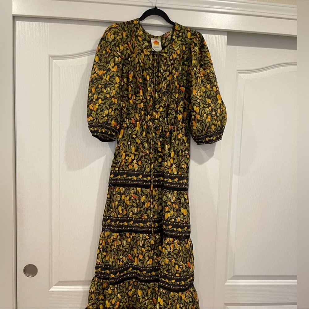 Farm Rio Star Fruits Maxi Dress size medium - Picture 7 of 10